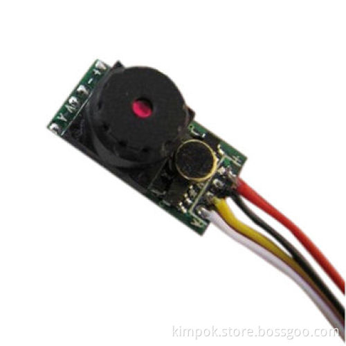 520TVL mini hidden camera with audio, 0.008Lux, 90-degree wide angle, 9.5X18X9mmNew